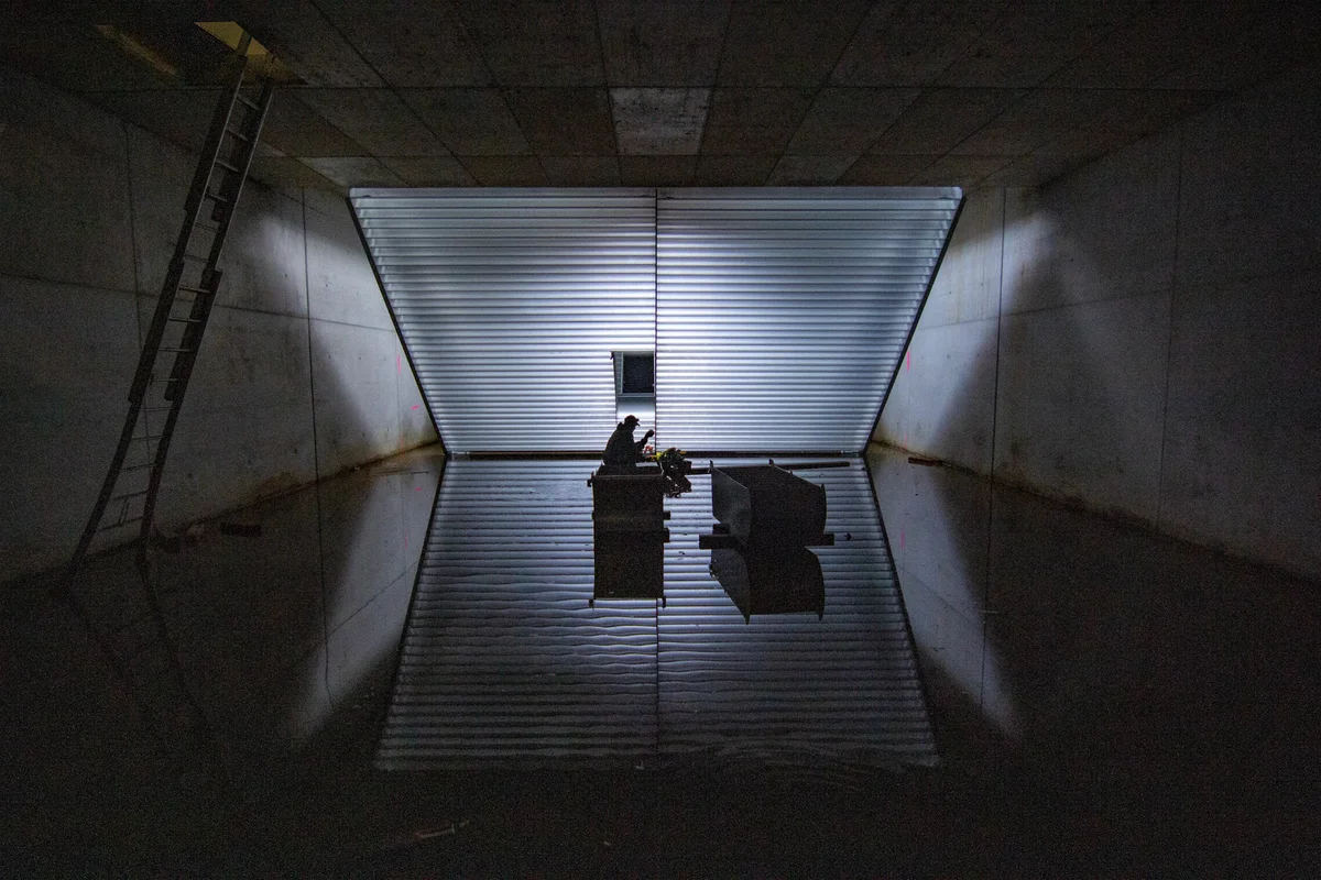 Wind tunnel technology photo