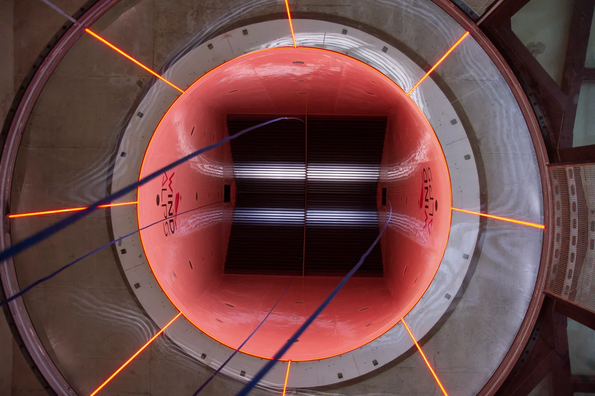 Wind tunnel technology photo