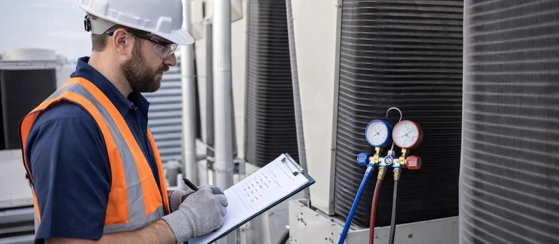 HVAC system inspection