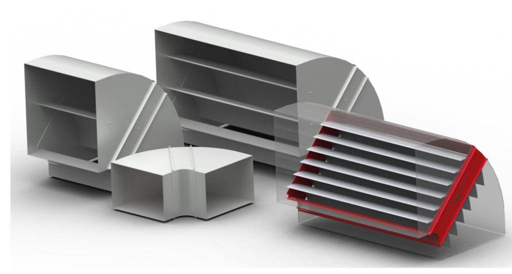 Airduct turning corners – TunnelTech